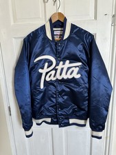 Rare Patta x Mitchell & Ness Friends & Family Satin Bomber Jacket Limited Medium