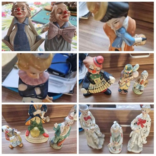 Clowns figurines - clowns,