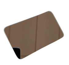 Sun Visor Stick On Mirror Glass For Make up Replacement or addition  120 X 75mm