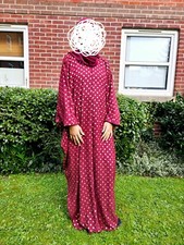 Elegant Butterfly Abaya Modest Muslim Women Maxi Dress Kaftan Jilbab Islamic