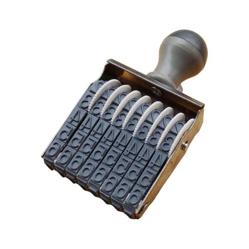 Numbering stamp rolling - numbering,