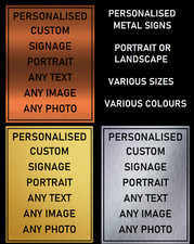 Personalised Metal Sign Any