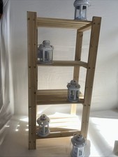 5 Pressed Steel Candle Holders