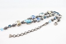 Bulatti Necklace Signed Branded Stone Set Faceted