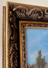 Vintage Picture Frame Dated
