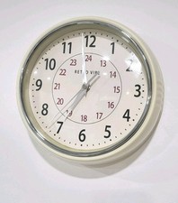Retro vibe  Wall Clock / 24cm