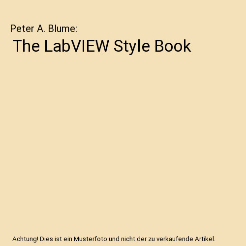 The labview style - the,