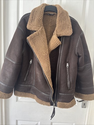 Zara brown fauxleather - fauxleather, aviator