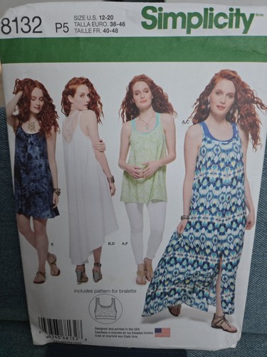 Simplicity 8132 misses - misses, tank