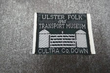 Ulster Folk And Transport Museum Woven Cloth Patch Badge (L54S)