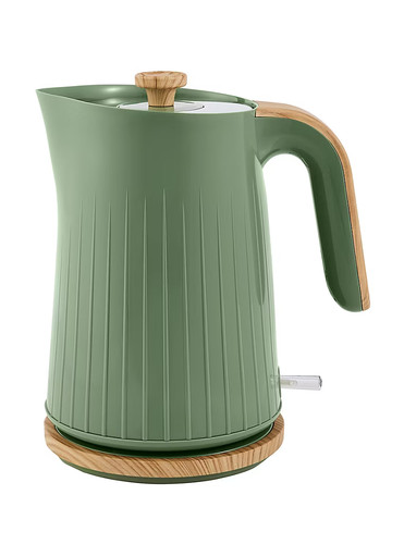 Green wood textured - green, scandi