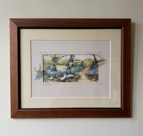 Lovely framed watercolour - lovely,