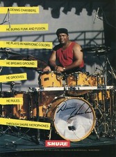 1996 Print Ad of Shure Drum
