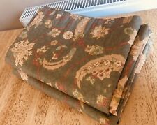 Tapestry curtains sage green beautiful condition width 49" each by 54" drop