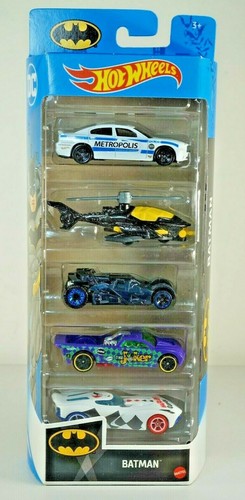 Hot wheels batman pack - batman, 5-pack