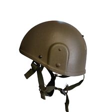 British Army GS MK6 Combat Helmet Olive Green Ballistic Protection Military