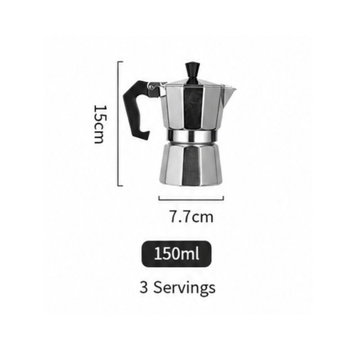 304 stainless steel moka - 304,