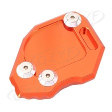 For BMW F800GS 2008-2014 Orange Motorcycle Kickstand Side Stand Plate Pad