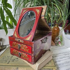 Vintage Chinese Lacquered Wood