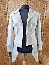 Mary Harnes Vintage Crimplene Jacket Size 16 Current UK 10 / 12, 37" Bust PANTO