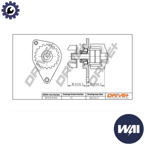 Water pump engine cooling - pump,