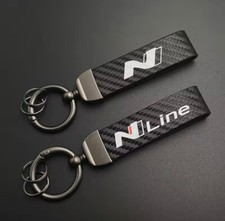 Hyundai Carbon Leather Keyring