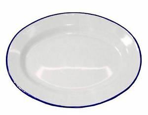 Falcon enamel oval plate - enamel,