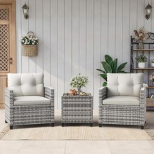 Pieces rattan bistro - 3,