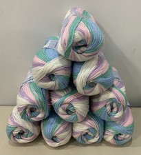 Bundles Of Variegated Knitting/crochet Yarn (10X100g)