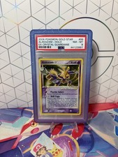 PSA 8 Alakazam Gold Star Holo 99/100 - 2006 EX Crystal Guardians Pokemon Card