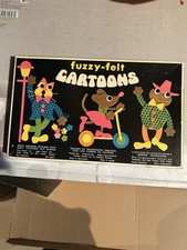 Vintage Fuzzy Felt cartoons 1973
