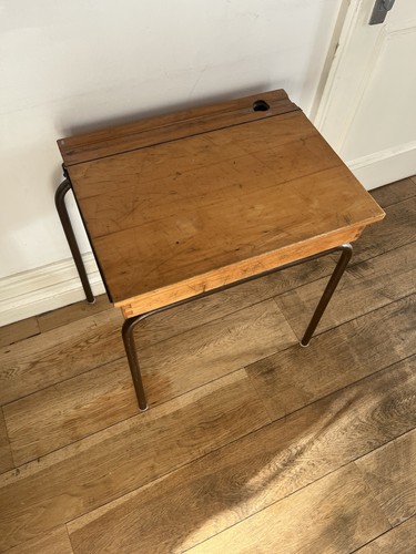 Vintage desk with storage - desk,