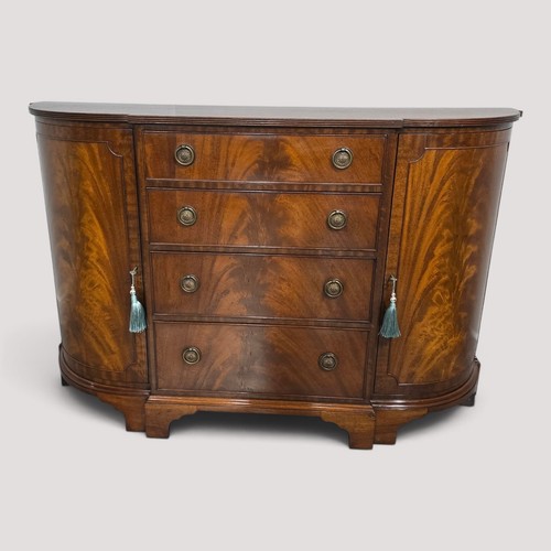 Small bowed regency mahogany - regency,