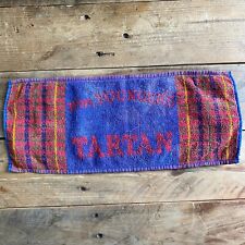 Wm. Younger's Tartan Bar Towel - Red/Blue - 50 x 20cm
