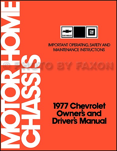 1977 chevolet motor home - 1977,