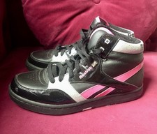 'Reebok Classic' Hi-top genuine leather trainers, women's, size 6, VGC