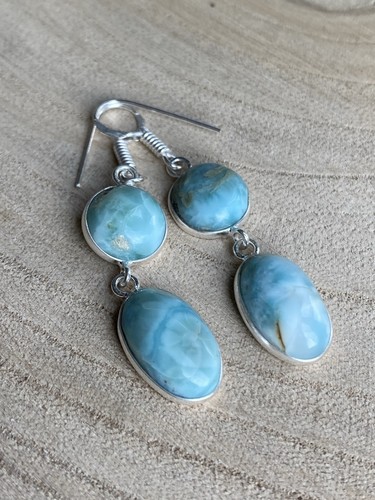 Larimar drop earrings - drop,