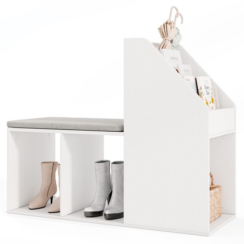 Shoe storage bench entryway - storage,