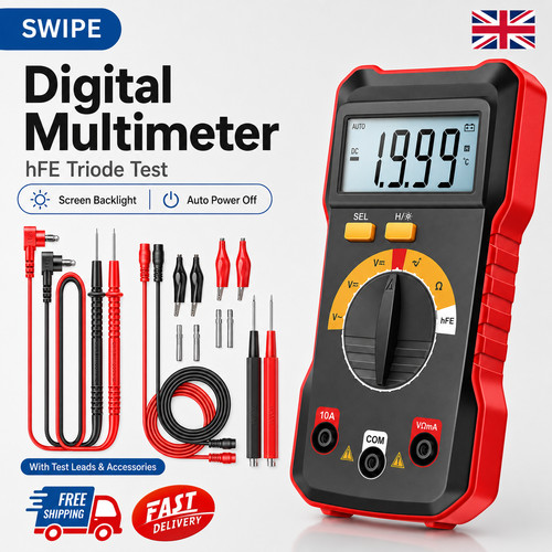 Digital multimeter 6000 count - multimeter,