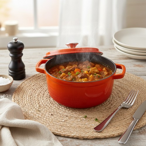 Cast iron casserole dish - iron,