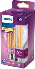 Philips LED Premium Classic A67 Clear Light Bulb [E27 Edison Screw] 17W - 150W 