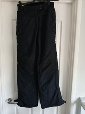 Immaculate Poivre Blanc Ladies Black Salopettes Size Medium Worn For 5 Days Only