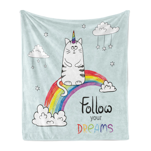 Unicorn soft flannel fleece - unicorn,