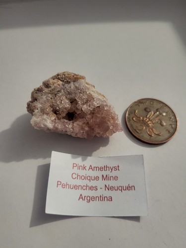 Pink amethyst geode - pink,