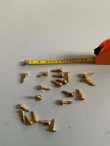 Solid brass screws - ,