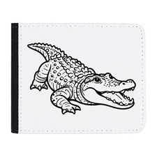 'Cute Alligator Line Art'