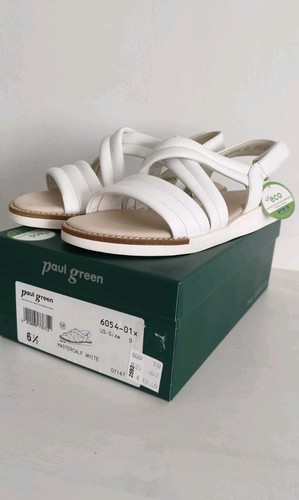 Paul green sandals white - paul, size