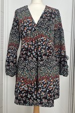 Zara • Black Floral Playsuit size 10-12 UK/38”. Good Cond. #9