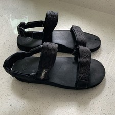  Reef Black Adjustable Sandals