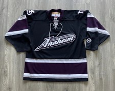 MIGHTY DUCKS NHL ANAHEIM VINTAGE JERSEY / SHIRT CANADA LARGE L